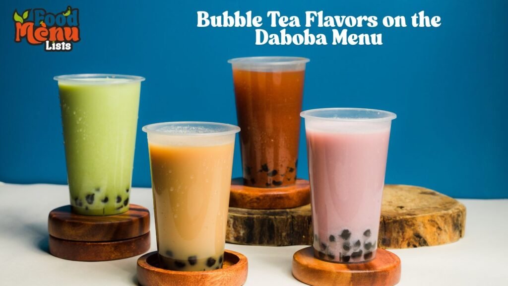 Daboba Menu
