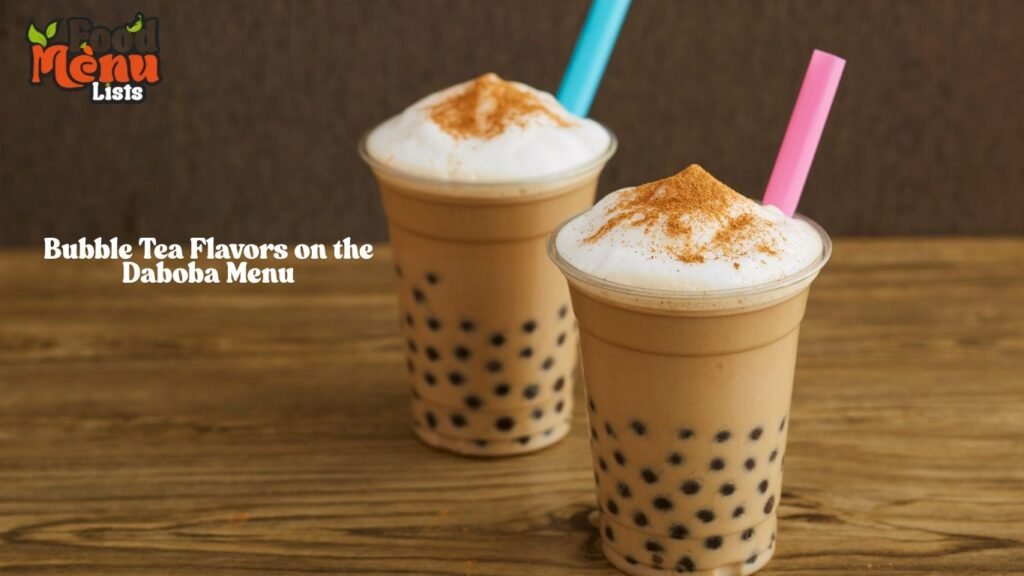 Daboba Menu